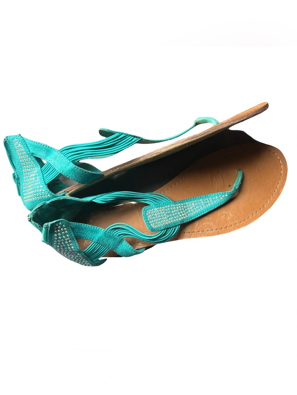 Brash turquoise thong